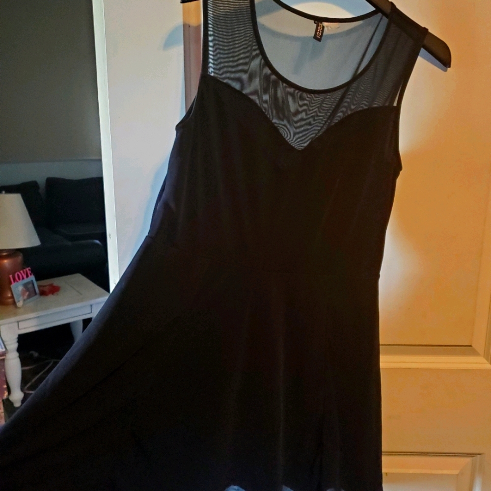 Black Sleeveless Dress By H&M